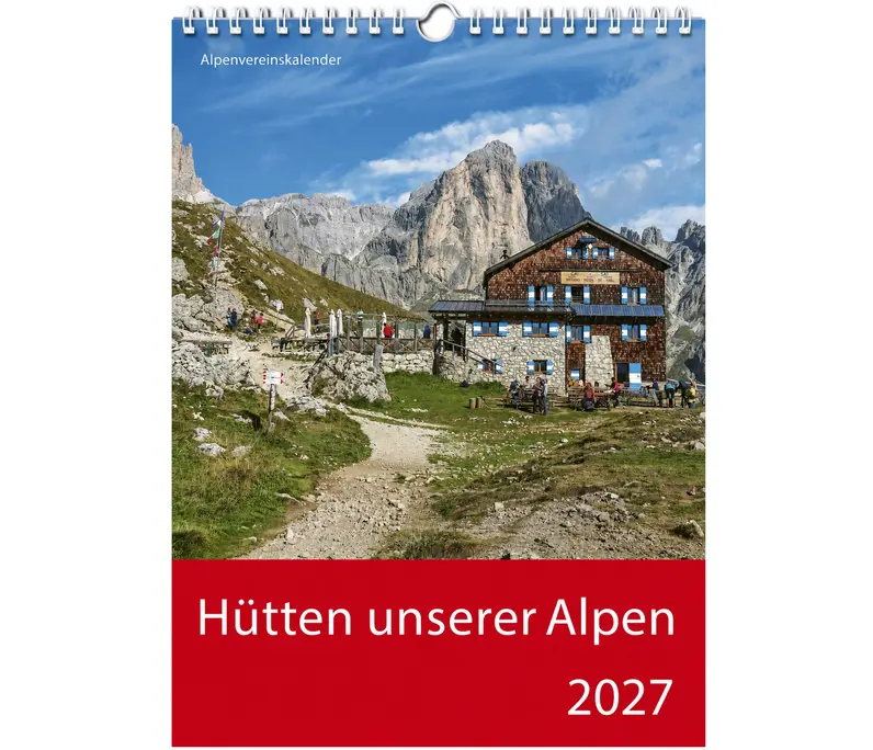 Rother Wandkalender Unsere Hütten 2027 | © Rother