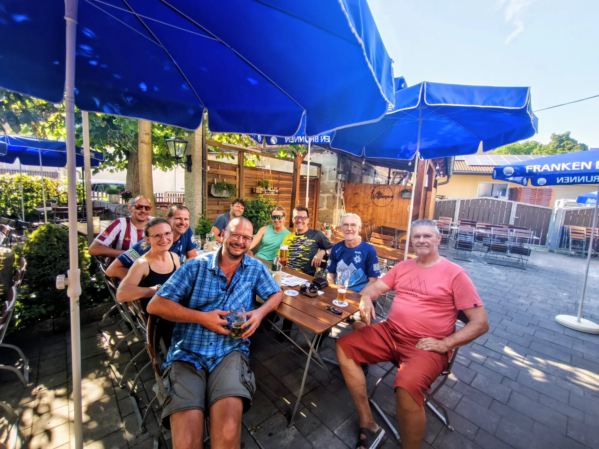 Abschluss der Tour im Biergarten | © Jörg Guttenberger