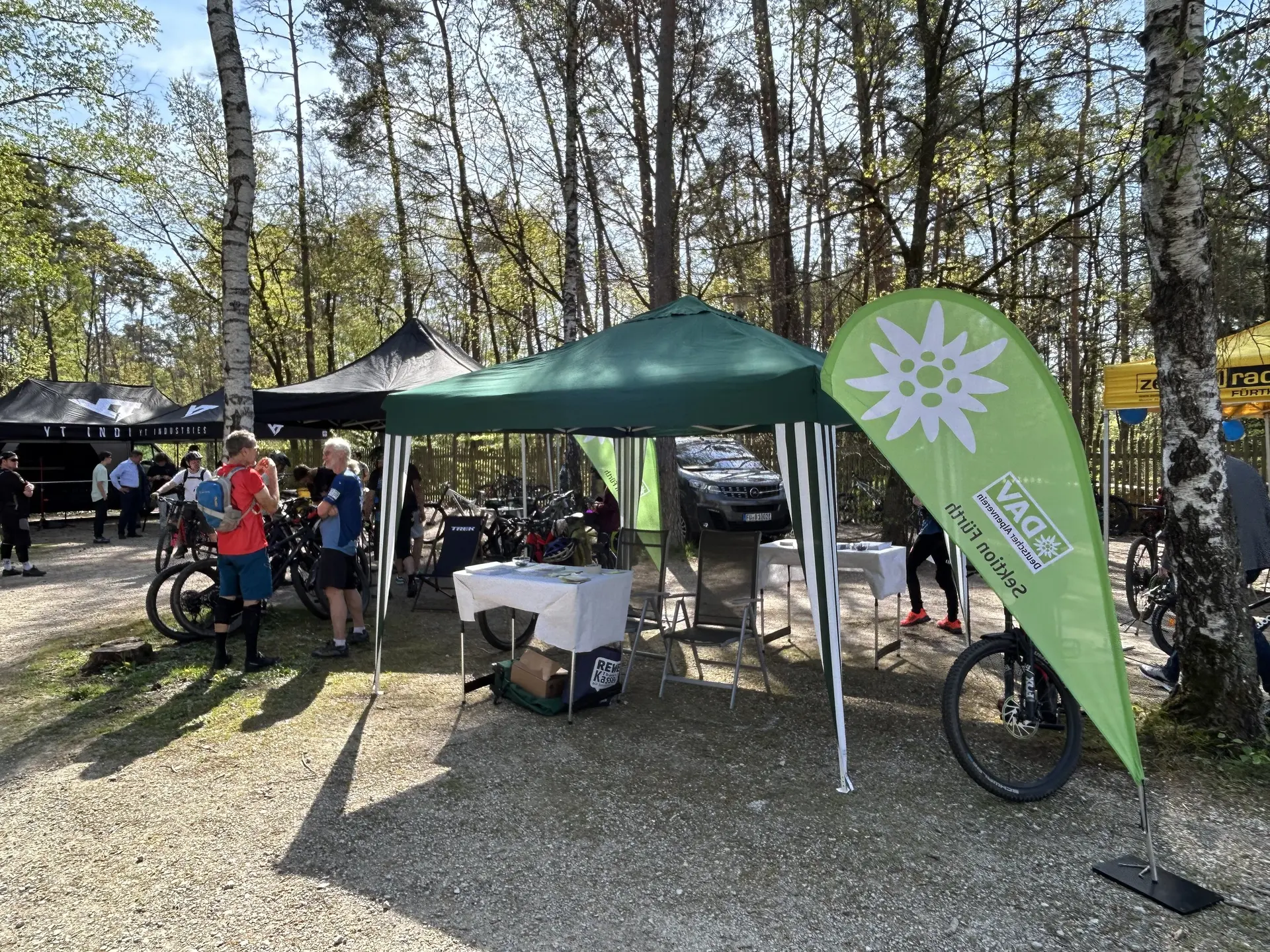 DAV Stand zur Saisoneröffnung | © DAV Fürth