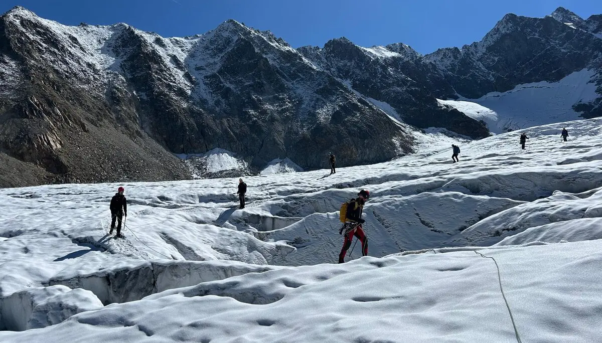 Spaltenzone | © DAV Fürth, Foto: Rebecca Plonka