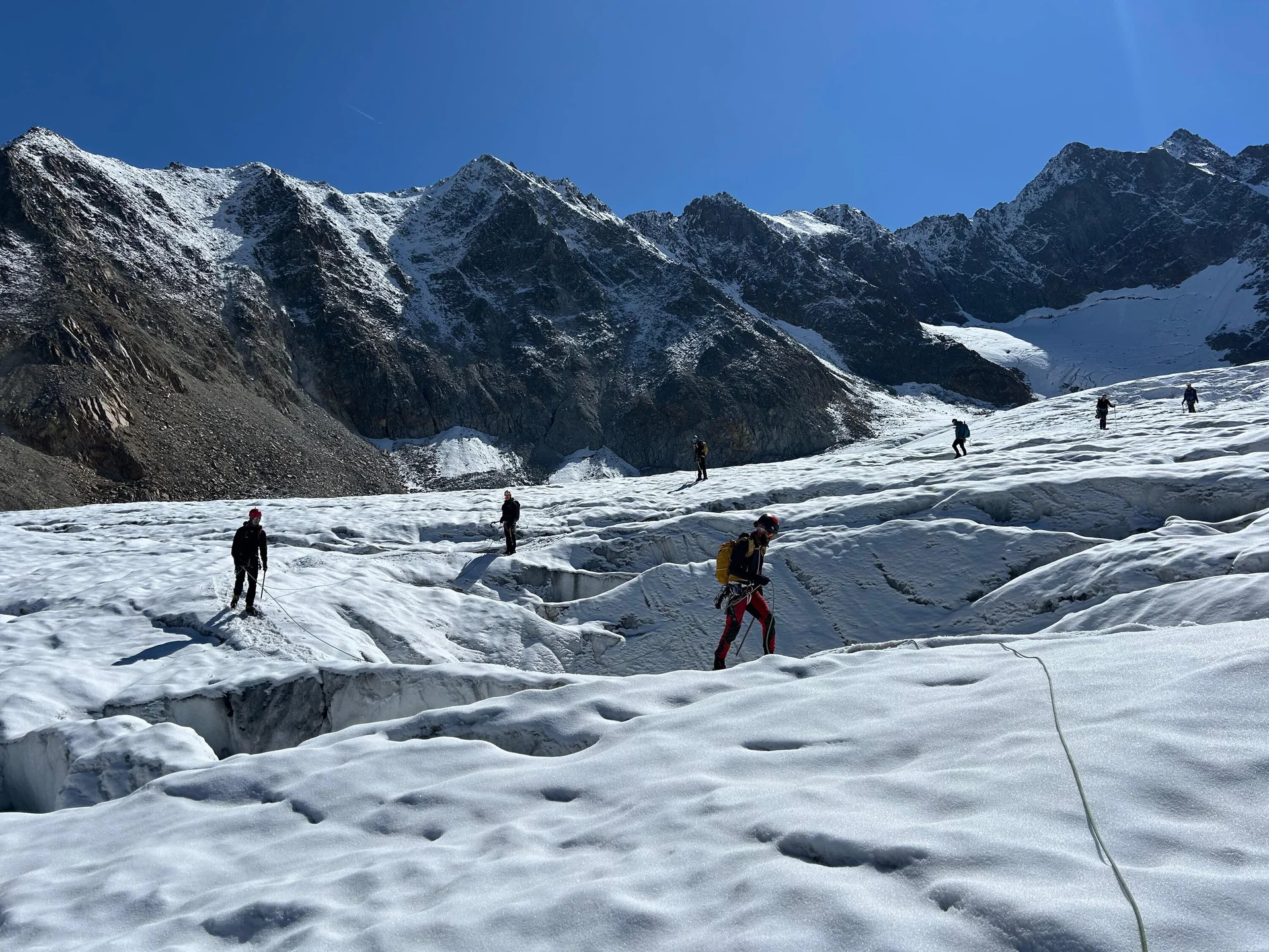 Spaltenzone | © DAV Fürth, Foto: Rebecca Plonka