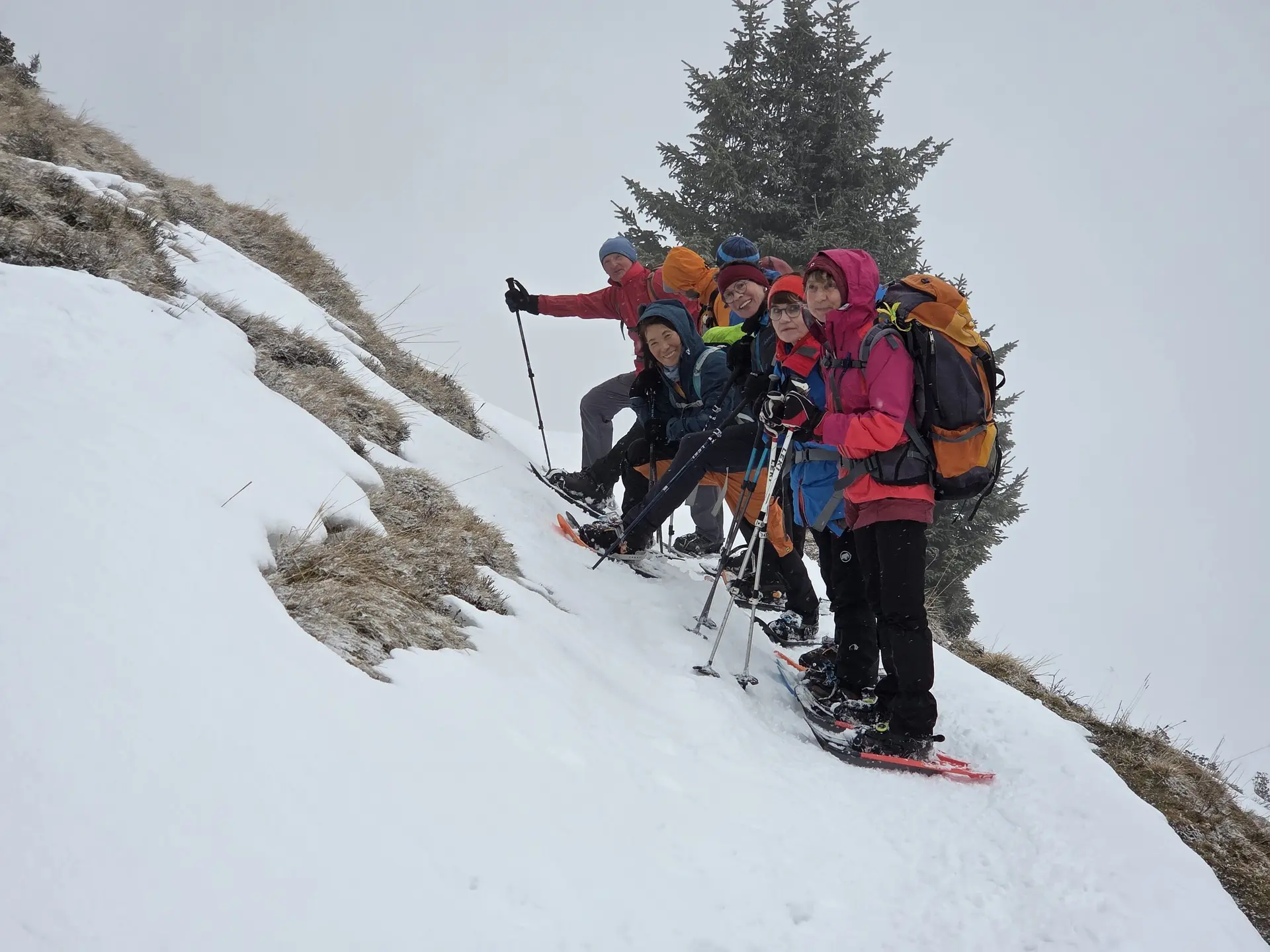Aufstieg im Nebel | © DAV Fürth, FFF