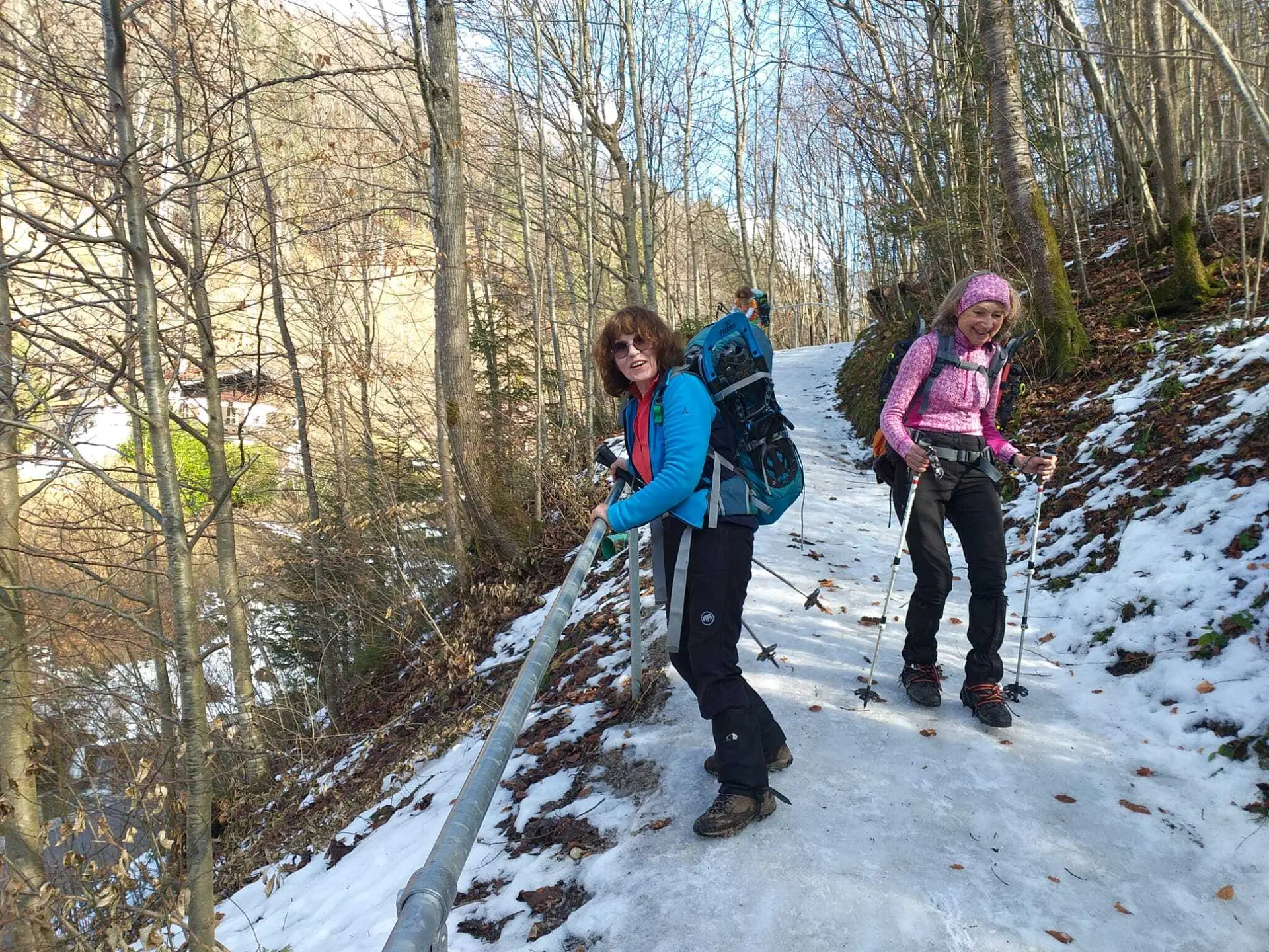 Eisiger Abstieg | © DAV Fürth, FFF