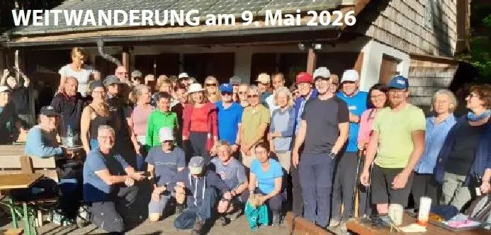 Ankündigung Weitwanderung 2026 | © DAV Fürth, FFF