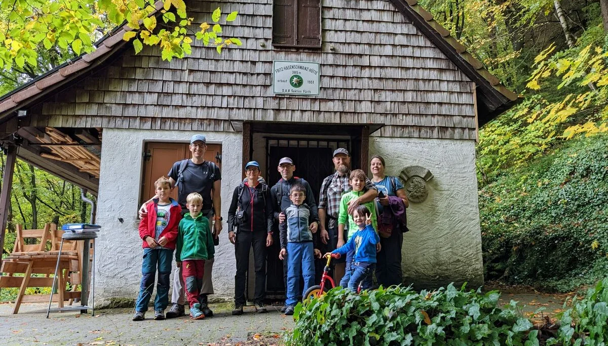 Ausflug zur Fritz-Hasenschwanz-Hütte | © DAV Fürth, Familiengruppe