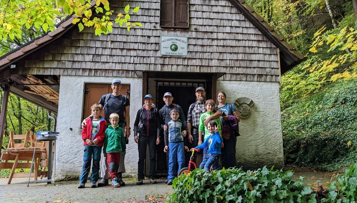 Ausflug zur Fritz-Hasenschwanz-Hütte | © DAV Fürth, Familiengruppe