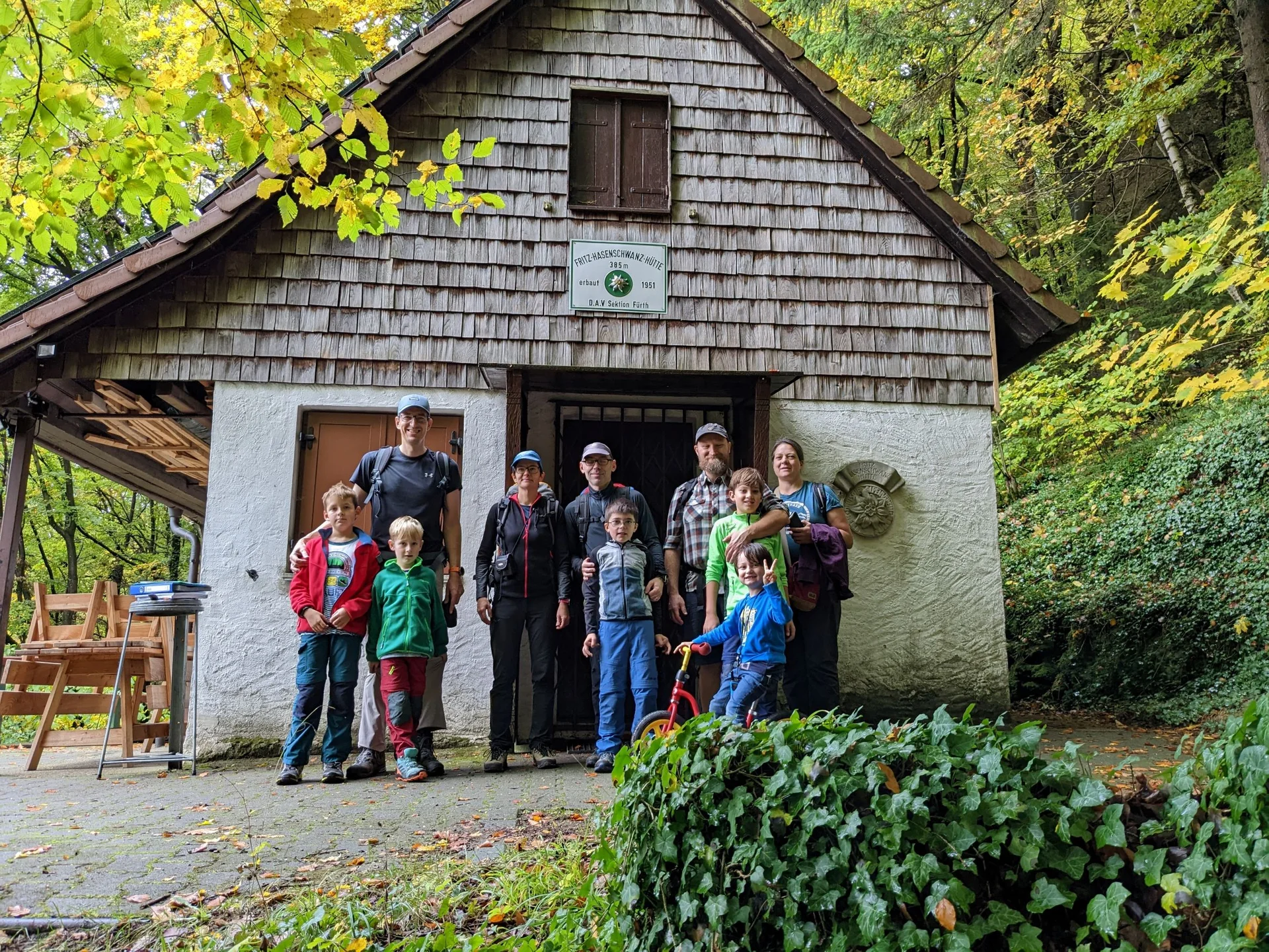 Ausflug zur Fritz-Hasenschwanz-Hütte | © DAV Fürth, Familiengruppe