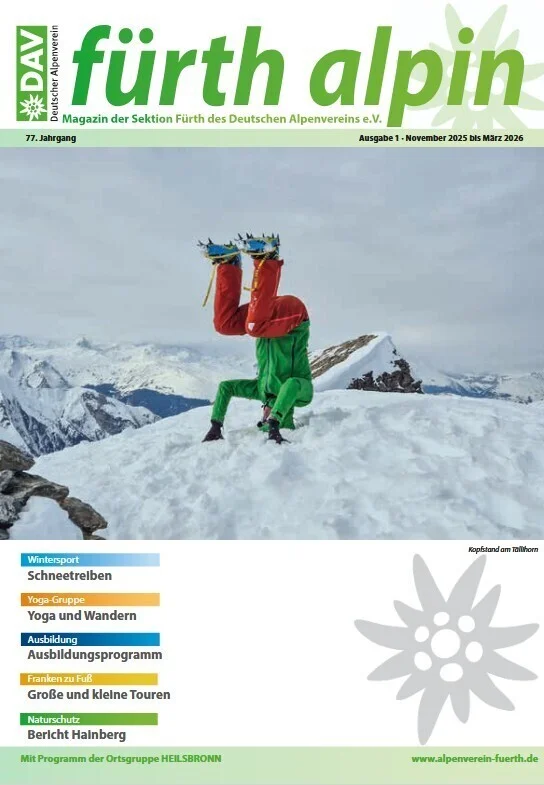 Cover Fürth alpin 2026-1 | © DAV Fürth